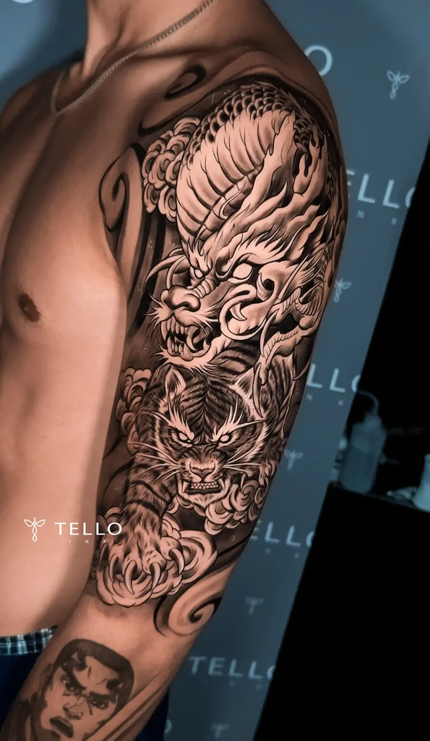 Detailed tattoo piece by TELLOInk