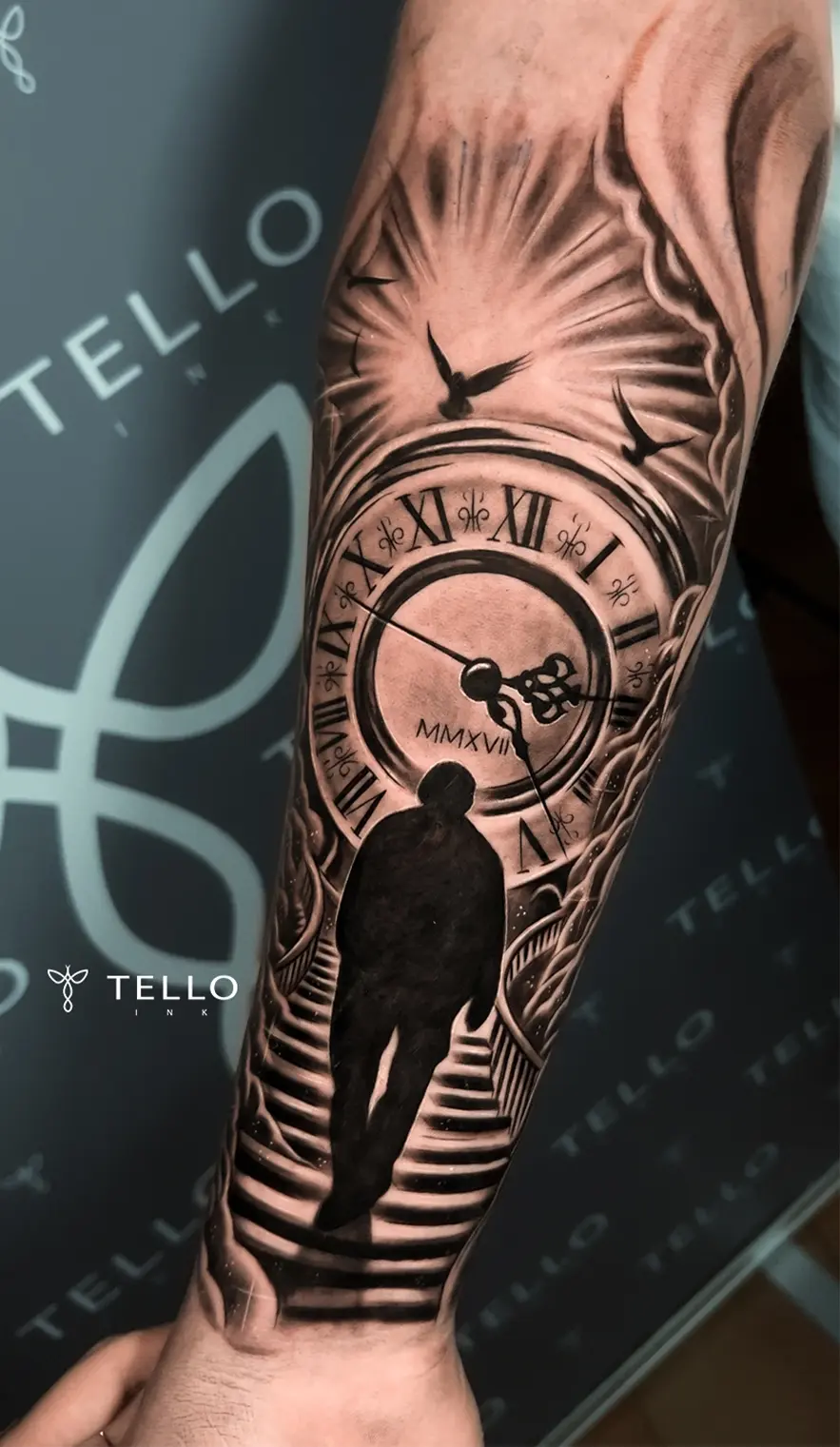 Traditional tattoo piece by TELLOInk